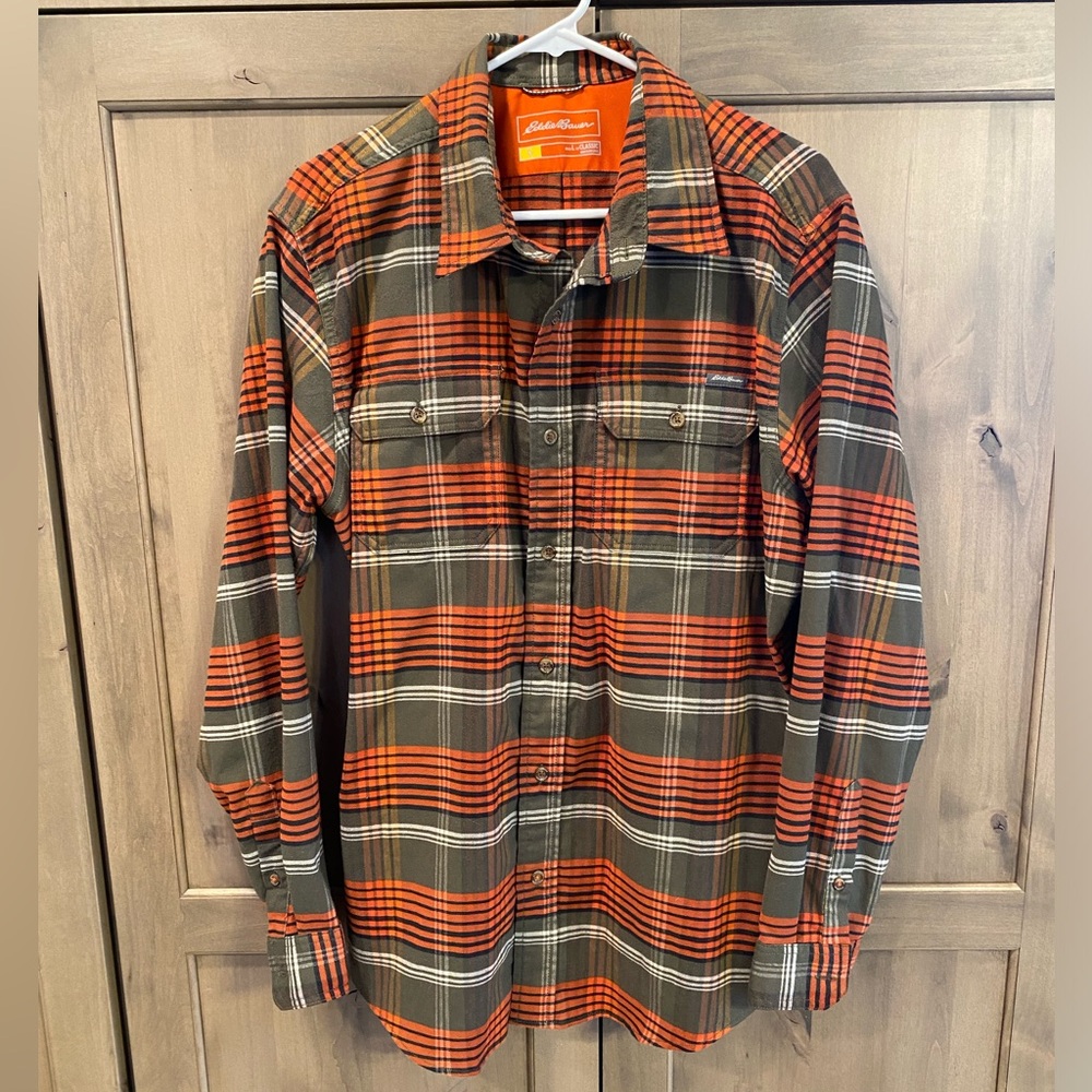 Mens Eddie Bauer Flannel - Size Large